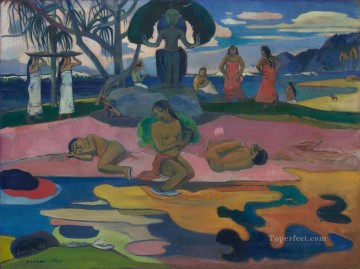  day Painting - Mahana no atua Day of God c Post Impressionism Primitivism Paul Gauguin